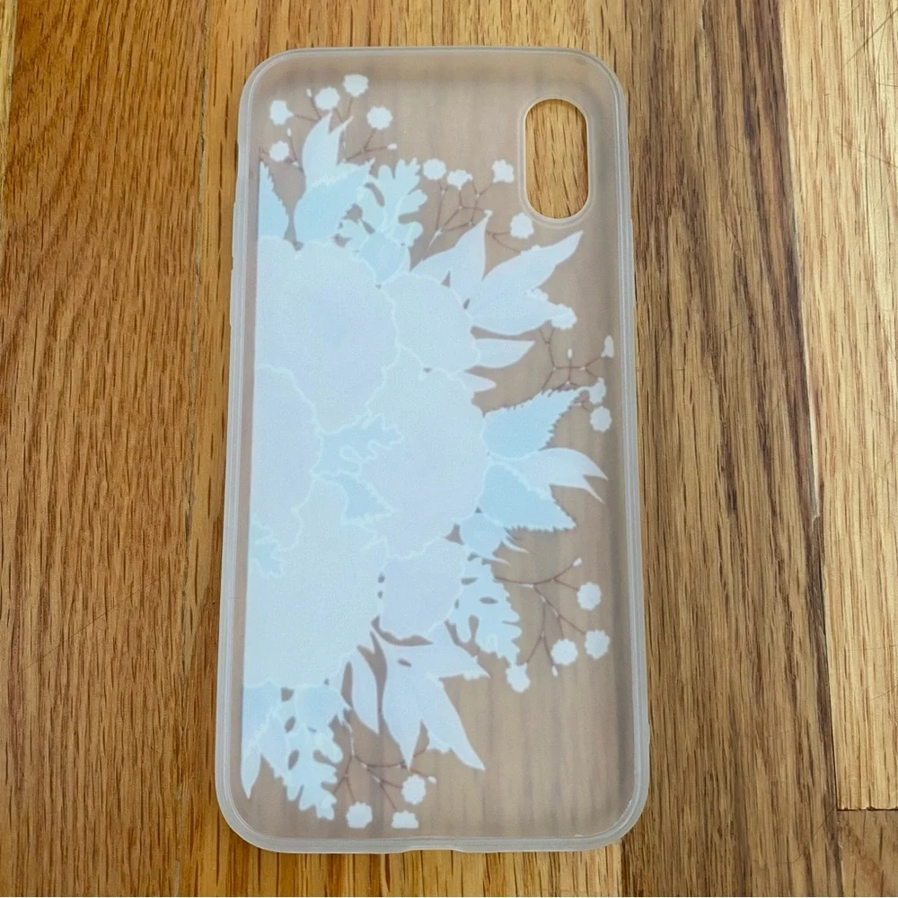iPhone X/XS Floral Phone Case Frosted Phone Cover